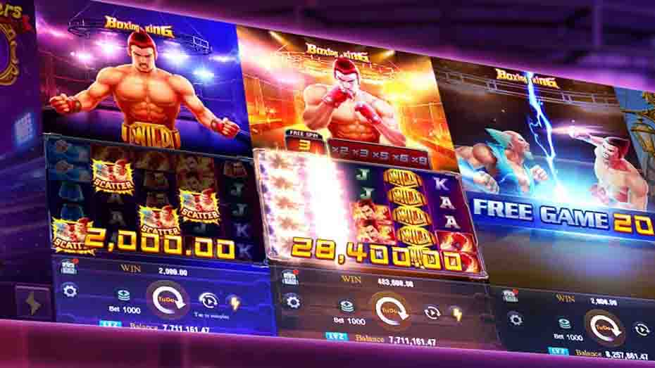 game features of boxing king slot
